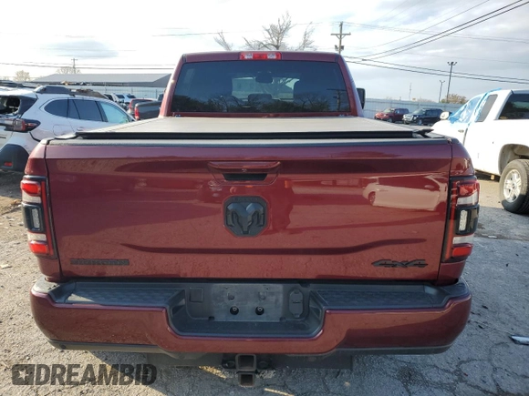 2023 Ram 2500 Big Horn with VIN 3C6UR5DJ9PG527653, listed as a Copart auction lot 83048244 with 21,000 mi miles and Salvage Title. Bid and sale history available at carsss.com. Image 6.