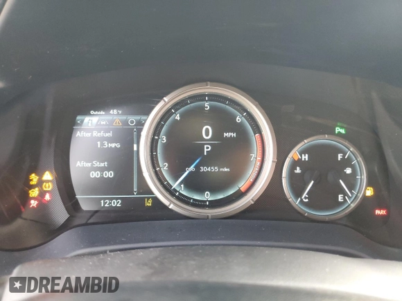 2019 Lexus RX 350 with VIN 2T2BZMCA8KC207105, listed as a Copart auction lot 39102844 with 30,455 mi miles and Salvage Title. Bid and sale history available at DreamBid. Image 9.