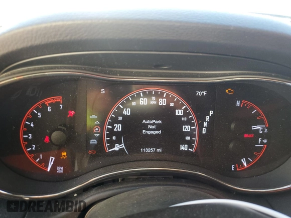 2018 Dodge Durango R/T with VIN 1C4SDJCTXJC329832, listed as a Copart auction lot 52156565 with 113,257 mi miles and Salvage title. Bid and sale history available at DreamBid. Image 9.