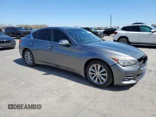 2017 Infiniti Q50 Premium with VIN JN1EV7AP8HM730662, listed as a Copart auction lot 49524415 with 142,905 mi miles and Clean title. Bid and sale history available at DreamBid. Image 4.