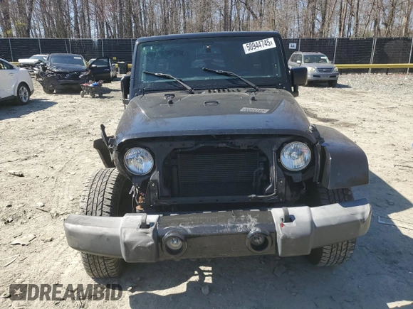 2016 Jeep Wrangler Unlimited 75th Anniversary with VIN 1C4BJWEGXGL304931, listed as a Copart auction lot 50944745 with 124,941 mi miles and Salvage Title. Bid and sale history available at carsss.com. Image 5.