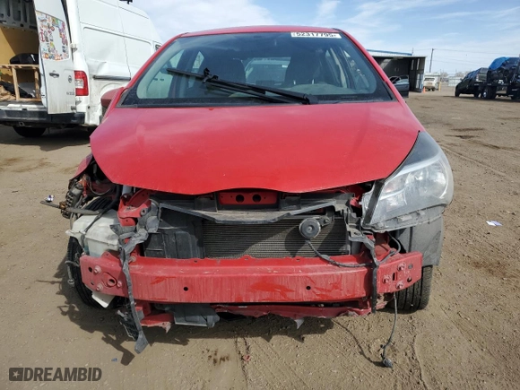 2015 Toyota Yaris L with VIN VNKKTUD38FA040526, listed as a Copart auction lot 52317795 with 123,344 mi miles and Salvage Title. Bid and sale history available at carsss.com. Image 5.