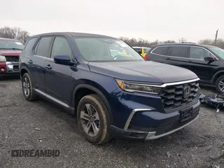 2025 Honda Pilot EX-L with VIN 5FNYG1H41SB073670, listed as a IAAI auction lot 41553289 with 3,660 mi miles. Bid and sale history available at carsss.com. Image 1.