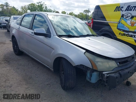 2011 Ford Focus SES with VIN 1FAHP3GN9BW107720, listed as a IAAI auction lot 41949472 with 238,639 mi miles. Bid and sale history available at carsss.com. Image 1.
