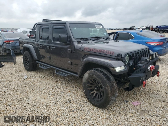 2022 Jeep Gladiator Texas Trail with VIN 1C6HJTAGXNL126523, listed as a Copart auction lot 50985915 with 38,478 mi miles and Salvage Title. Bid and sale history available at DreamBid. Image 4.