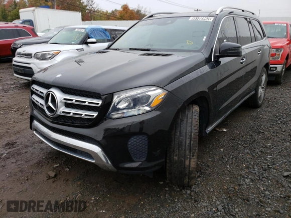2017 Mercedes-Benz GLS with VIN 4JGDF6EE7HA903612, listed as a Copart auction lot 65198992 with 63,529 mi miles. Bid and sale history available at carsss.com. Image 2.