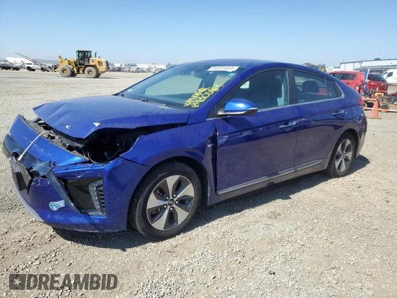 2019 Hyundai Ioniq Limited z VIN KMHC05LH0KU050044, wystawiony jako Copart lot #69305464 z przebiegiem 59 059 mil mil oraz Szkoda całkowita • Salvage title. Historia ofert i sprzedaży dostępna na DreamBid. Obrazek 1.