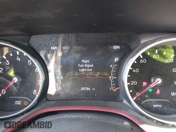 2021 Jeep Compass Trailhawk with VIN 3C4NJDDB0MT551172, listed as a IAAI auction lot 40155947 with 50,794 mi miles and . Bid and sale history available at DreamBid. Image 7.