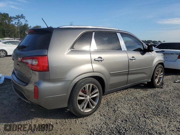 2014 Kia Sorento SX Limited with VIN 5XYKW4A71EG448906, listed as a Copart auction lot 83446954 with 95,713 mi miles and Salvage title. Bid and sale history available at DreamBid. Image 3.