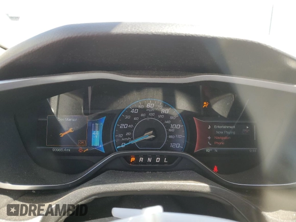 2016 Ford Focus Electric z VIN 1FADP3R47GL216219, wystawiony jako Copart lot #63930905 z przebiegiem 93 985 mil mil oraz Czysty tytuł • Clean title. Historia ofert i sprzedaży dostępna na DreamBid. Obrazek 9.