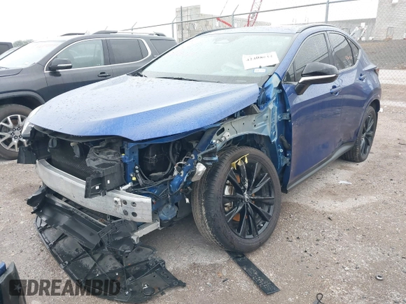 2024 Lexus NX 350 F Sport z VIN 2T2KGCEZXRC038413, wystawiony jako IAAI lot #42408034 z przebiegiem 31 912 mil mil oraz . Historia ofert i sprzedaży dostępna na DreamBid. Obrazek 2.