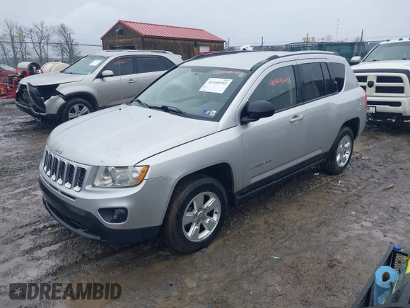 2013 Jeep Compass Sport with VIN 1C4NJCBA8DD264902, listed as a IAAI auction lot 41440255 with 144,877 mi miles. Bid and sale history available at carsss.com. Image 17.