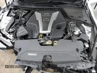 2017 Infiniti Q60 Red Sport 400 with VIN JN1FV7ELXHM701983, listed as a Copart auction lot 84379614 with 44,784 mi miles and Salvage title. Bid and sale history available at DreamBid. Image 12.