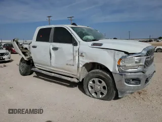 2024 Ram 2500 Big Horn with VIN 3C6UR5DL7RG105949, listed as a Copart auction lot 50240105 with 0 mi miles and Salvage Title. Bid and sale history available at carsss.com. Image 4.