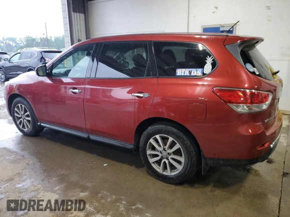 2014 Nissan Pathfinder SV with VIN 5N1AR2MM4EC657565, listed as a Copart auction lot 60885235 with 135,665 mi miles and Clean title. Bid and sale history available at DreamBid. Image 2.