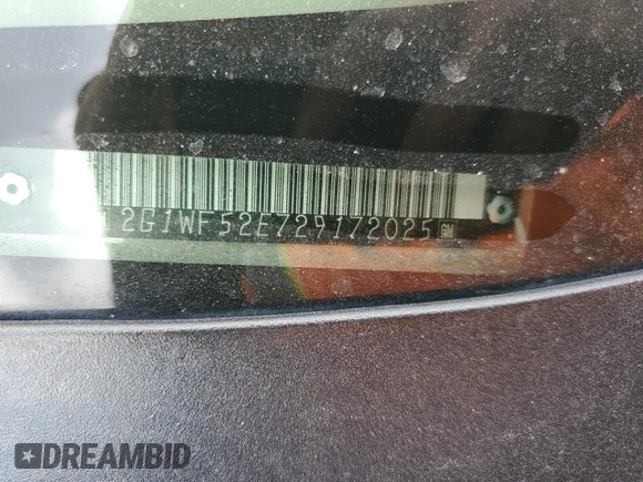 2002 Chevrolet Impala with VIN 2G1WF52E729172025, listed as a Copart auction lot 64854335 with 97,510 mi miles and Salvage title. Bid and sale history available at DreamBid. Image 13.