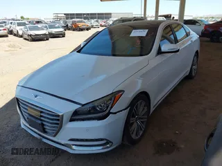 2018 Genesis G80 3.8L with VIN KMHGN4JE3JU216089, listed as a IAAI auction lot 42576639 with 57,382 mi miles and . Bid and sale history available at DreamBid. Image 18.