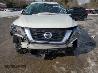 2020 Nissan Pathfinder S with VIN 5N1DR2AM0LC644004, listed as a Copart auction lot 46445495 with 36,857 mi miles and Salvage Title. Bid and sale history available at carsss.com. Image 5.