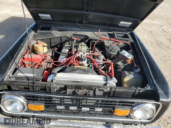 1977 Ford Bronco z VIN U15GLZ00328, wystawiony jako Copart lot #75642474 z przebiegiem Nie podano mil oraz Szkoda całkowita • Salvage title. Historia ofert i sprzedaży dostępna na DreamBid. Obrazek 12.
