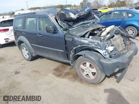 2008 Dodge Nitro SXT with VIN 1D8GU28K28W189765, listed as a IAAI auction lot 41834961 with 214,837 mi miles. Bid and sale history available at carsss.com. Image 1.