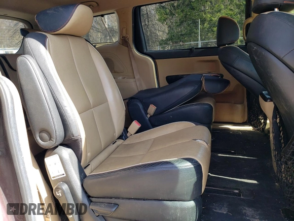 2015 Kia Sedona EX with VIN KNDMC5C16F6026229, listed as a Copart auction lot 50237325 with 224,183 mi miles and Salvage Title. Bid and sale history available at DreamBid. Image 11.
