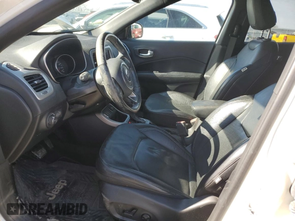 2021 Jeep Compass 80th Anniversary with VIN 3C4NJCEB6MT553095, listed as a Copart auction lot 45176075 with 45,415 mi miles and Salvage Title. Bid and sale history available at carsss.com. Image 7.