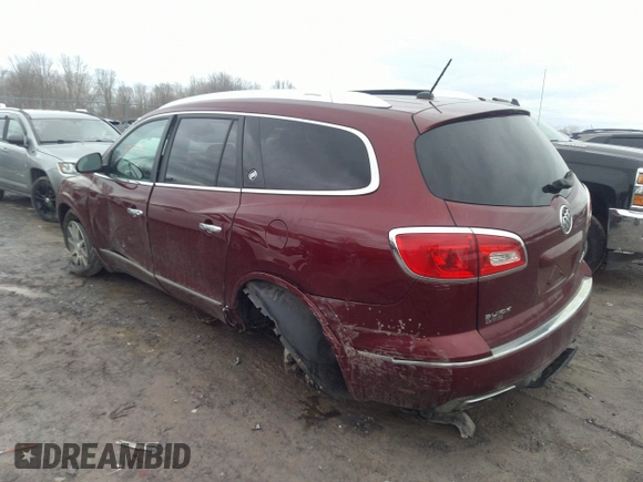 2015 Buick Enclave Leather with VIN 5GAKVBKD9FJ224801, listed as a IAAI auction lot 41737679 with 100,115 mi miles and . Bid and sale history available at carsss.com. Image 3.