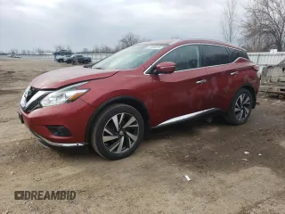 2015 Nissan Murano S z VIN 5N1AZ2MH2FN245928, wystawiony jako Copart lot #46996224 z przebiegiem 213 150 mil mil oraz Czysty tytuł • Clean title. Historia ofert i sprzedaży dostępna na DreamBid. Obrazek 1.