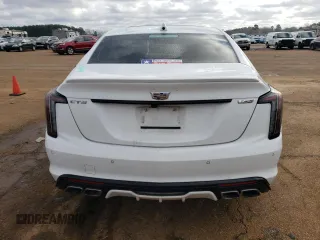 2020 Cadillac CT5 V-Series with VIN 1G6DR5RWXL0134419, listed as a Copart auction lot 43484835 with 51,734 mi miles and Salvage Title. Bid and sale history available at carsss.com. Image 6.