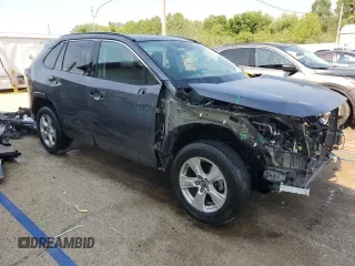 2020 Toyota RAV4 XLE with VIN 2T3P1RFV2LW131823, listed as a Copart auction lot 60246235 with 27,365 mi miles and Salvage title. Bid and sale history available at DreamBid. Image 4.