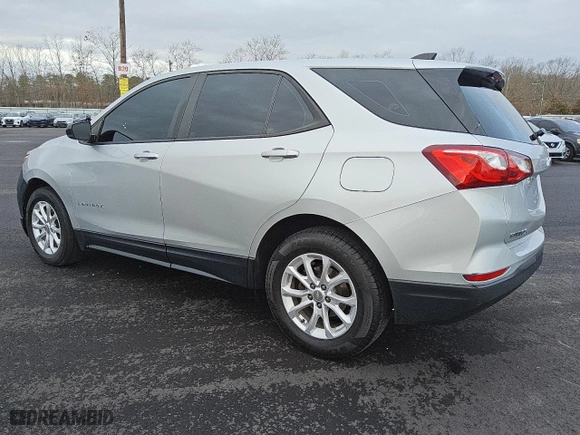 2020 Chevrolet Equinox LS with VIN 3GNAXSEV1LS723697, listed as a Copart auction lot 46160565 with 126,678 mi miles and Clean Title. Bid and sale history available at carsss.com. Image 2.