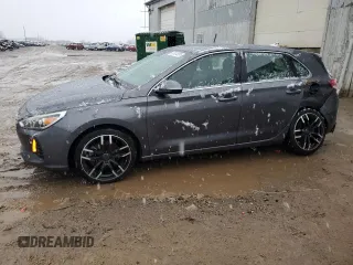 2018 Hyundai Elantra GT Sport with VIN KMHH55LC6JU078361, listed as a Copart auction lot 87024854 with 81,649 mi miles and Salvage Title. Bid and sale history available at carsss.com. Image 1.