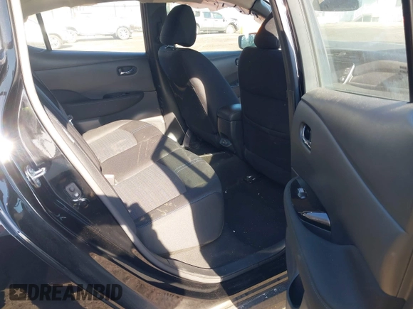 2022 Nissan LEAF SV with VIN 1N4AZ1CV9NC561705, listed as a IAAI auction lot 41465860 with 19,549 mi miles and . Bid and sale history available at DreamBid. Image 8.