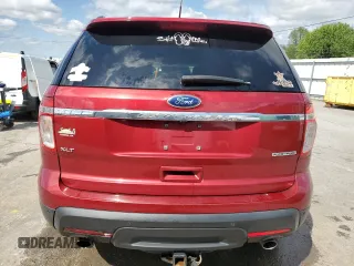 2014 Ford Explorer XLT with VIN 1FM5K7D85EGB94270, listed as a Copart auction lot 52144315 with 207,572 mi miles and Salvage title. Bid and sale history available at DreamBid. Image 6.