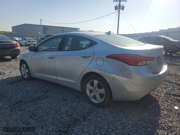 2013 Hyundai Elantra Limited PZEV with VIN 5NPDH4AE3DH269890, listed as a Copart auction lot 52039115 with 196,215 mi miles and Salvage Title. Bid and sale history available at carsss.com. Image 2.