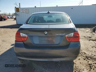 2007 BMW 3 Series 328xi with VIN WBAVC73557KP35114, listed as a Copart auction lot 51818055 with 225,165 mi miles and Salvage title. Bid and sale history available at DreamBid. Image 6.