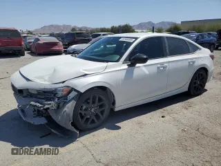 2025 Honda Civic Sport with VIN 2HGFE2F54SH513231, listed as a Copart auction lot 52586085 with 6,046 mi miles and Salvage title. Bid and sale history available at DreamBid. Image 1.