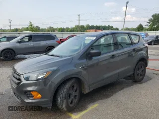 2018 Ford Escape S with VIN 1FMCU0F7XJUB19508, listed as a Copart auction lot 59222395 with Not provided miles and Salvage title. Bid and sale history available at DreamBid. Image 1.