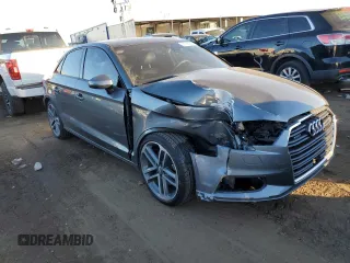 2017 Audi A3 Sedan Premium with VIN WAUB8GFF3H1048939, listed as a Copart auction lot 39968854 with 43,554 mi miles. Bid and sale history available at carsss.com. Image 4.
