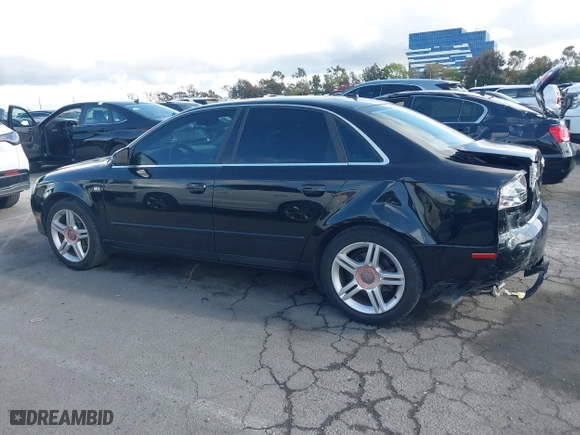 2007 Audi A4 2.0T with VIN WAUAF78E07A063080, listed as a IAAI auction lot 41896271 with 228,307 mi miles. Bid and sale history available at carsss.com. Image 14.