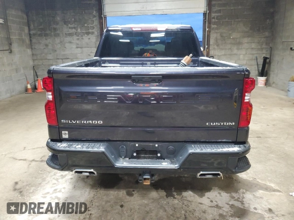 2022 Chevrolet Silverado 1500 Custom Trail Boss with VIN 3GCPDCED9NG673954, listed as a Copart auction lot 84696954 with 31,744 mi miles and Salvage Title. Bid and sale history available at DreamBid. Image 6.