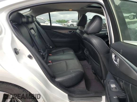 2018 Infiniti Q50 Luxe with VIN JN1EV7APXJM364158, listed as a Copart auction lot 60729825 with 88,018 mi miles and Salvage title. Bid and sale history available at DreamBid. Image 10.
