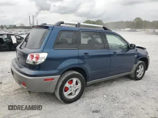 2004 Mitsubishi Outlander LS with VIN JA4LX31F74U064753, listed as a Copart auction lot 78671444 with 56,688 mi miles and Salvage Title. Bid and sale history available at carsss.com. Image 3.