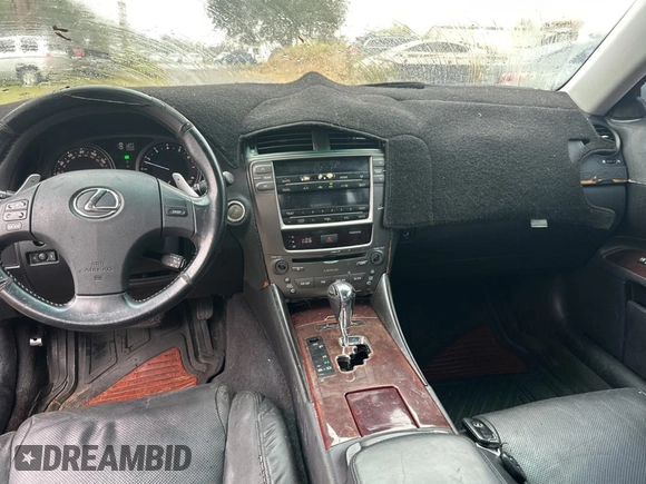 2006 Lexus IS 250 with VIN JTHCK262762007289, listed as a Copart auction lot 82010954 with 106,668 mi miles and Clean Title. Bid and sale history available at DreamBid. Image 9.