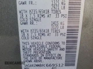 2015 Nissan Pathfinder SL z VIN 5N1AR2MM8FC669512, wystawiony jako Copart lot #64679515 z przebiegiem 142 874 mil mil oraz Szkoda całkowita • Salvage title. Historia ofert i sprzedaży dostępna na DreamBid. Obrazek 13.