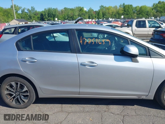 2013 Honda Civic EX with VIN 19XFB2F83DE270382, listed as a IAAI auction lot 42251659 with 186,234 mi miles and . Bid and sale history available at DreamBid. Image 13.