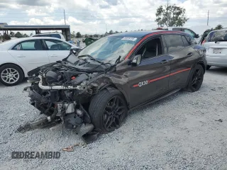 2017 Infiniti QX30 Sport with VIN SJKCH5CP8HA014663, listed as a Copart auction lot 55026195 with 103,514 mi miles and Salvage title. Bid and sale history available at DreamBid. Image 1.