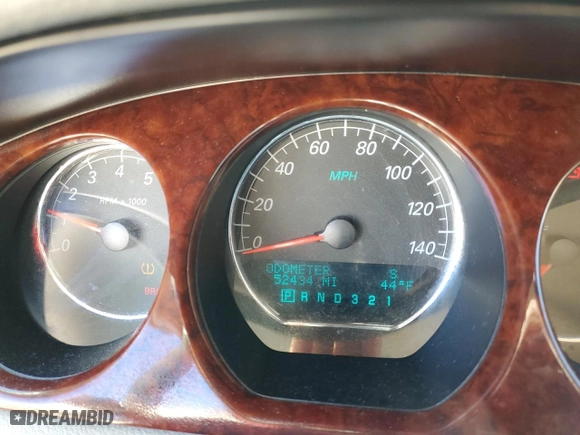 2006 Buick Lucerne CXL with VIN 1G4HD572X6U198384, listed as a Copart auction lot 45299005 with 52,434 mi miles and Salvage Title. Bid and sale history available at carsss.com. Image 9.