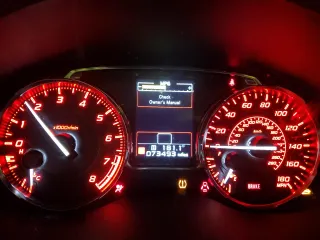 2016 Subaru WRX with VIN JF1VA1B67G9807346, listed as a Copart auction lot 52023025 with 73,493 mi miles and Salvage Title. Bid and sale history available at carsss.com. Image 9.