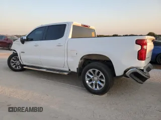 2022 Chevrolet Silverado 1500 LT with VIN 1GCPACED2NZ579651, listed as a Copart auction lot 75667024 with 0 mi miles and Salvage Title. Bid and sale history available at carsss.com. Image 2.
